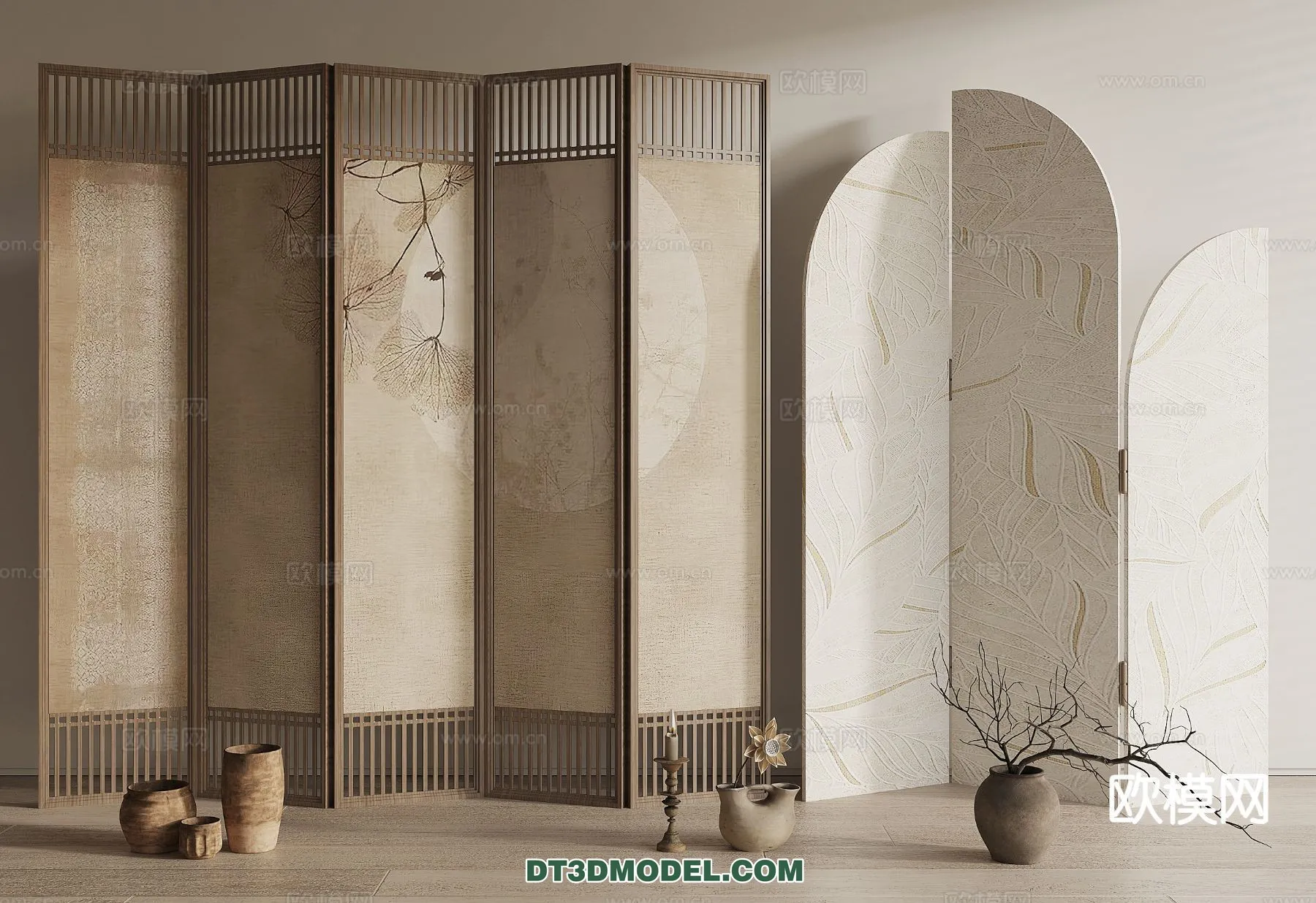 DECORATION - 3D PANEL - 3D Model For Interior Design - 958