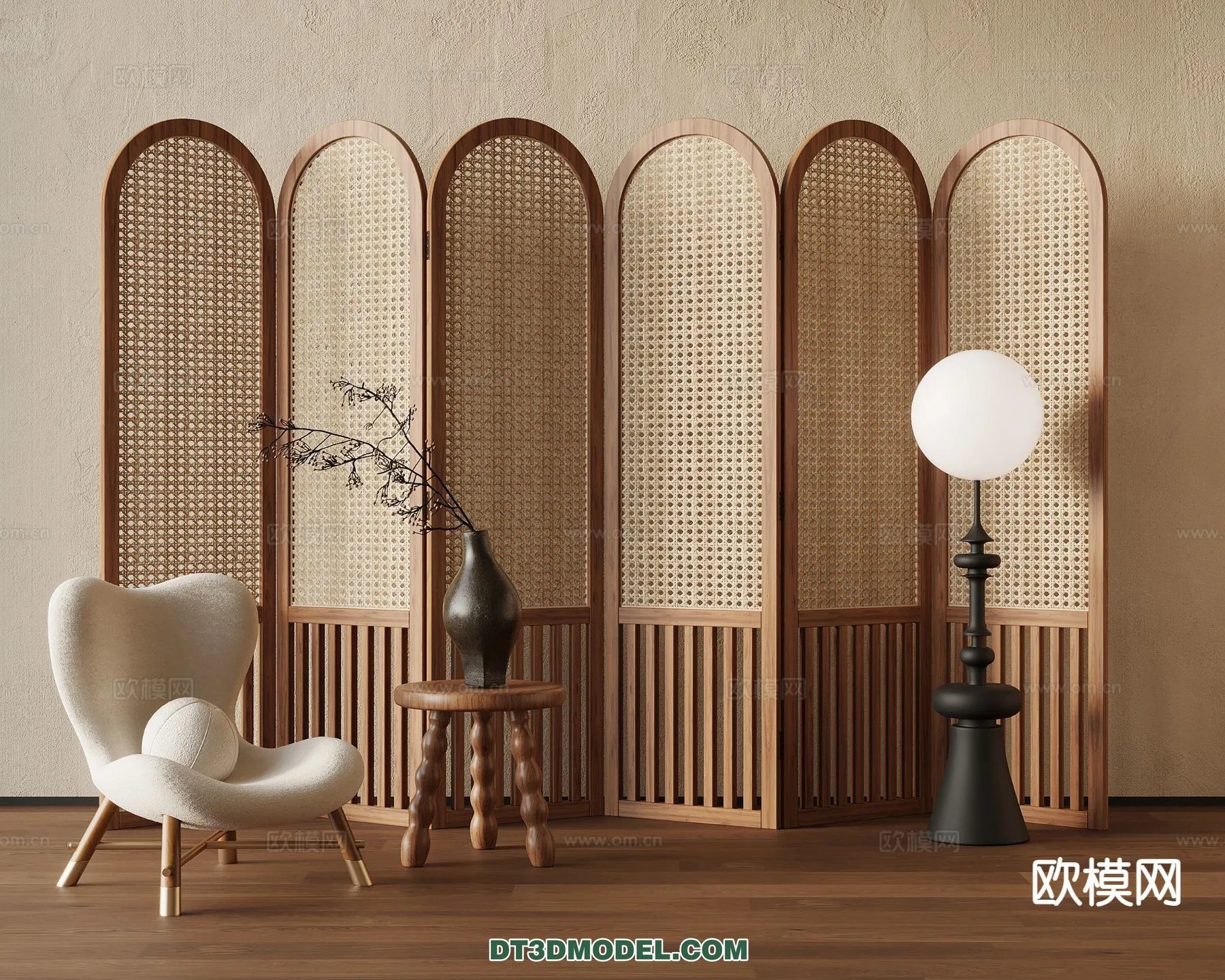 DECORATION - 3D PANEL - 3D Model For Interior Design - 961