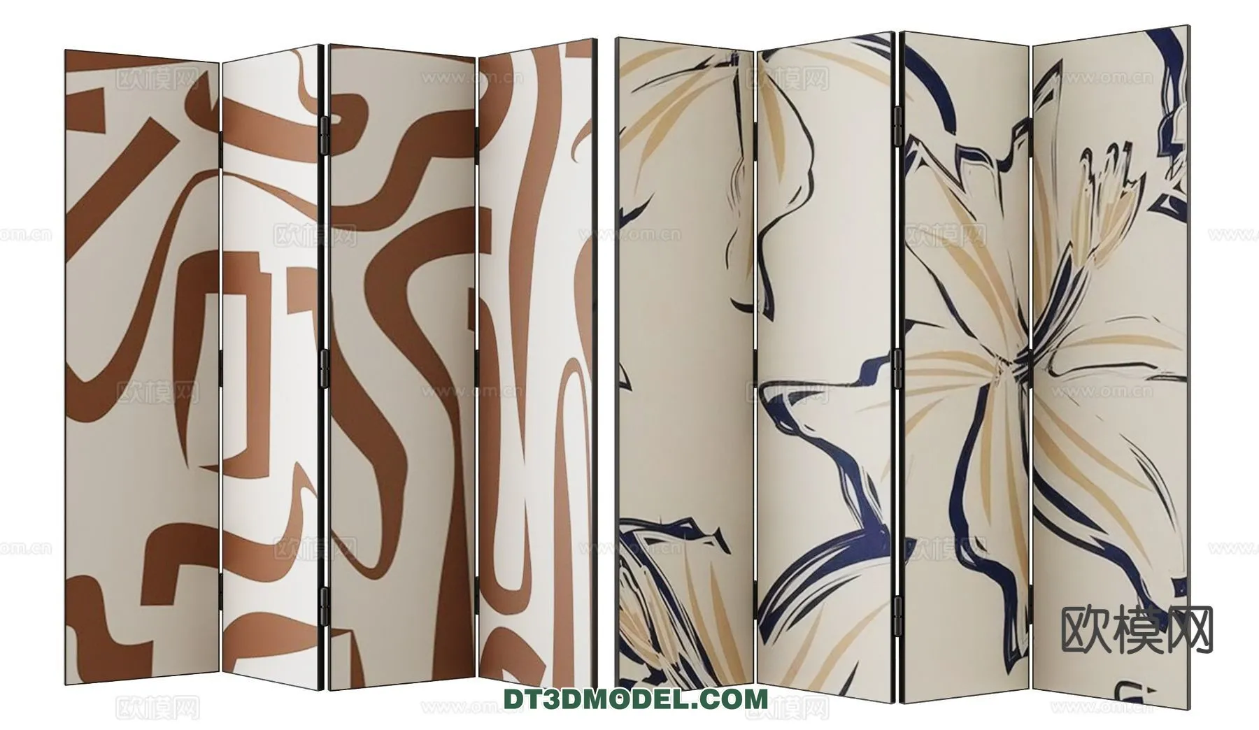 DECORATION - 3D PANEL - 3D Model For Interior Design - 965