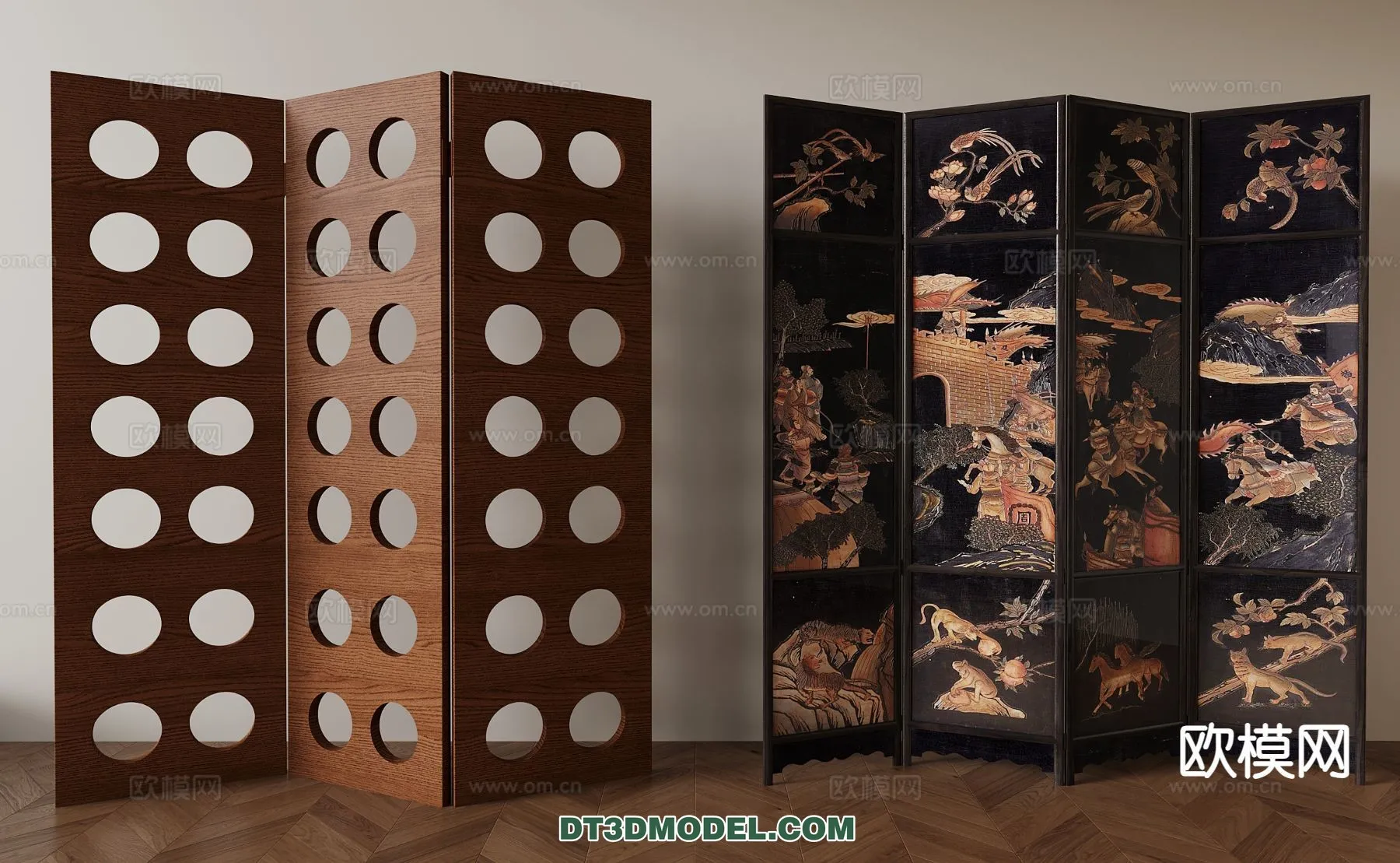 DECORATION - 3D PANEL - 3D Model For Interior Design - 966