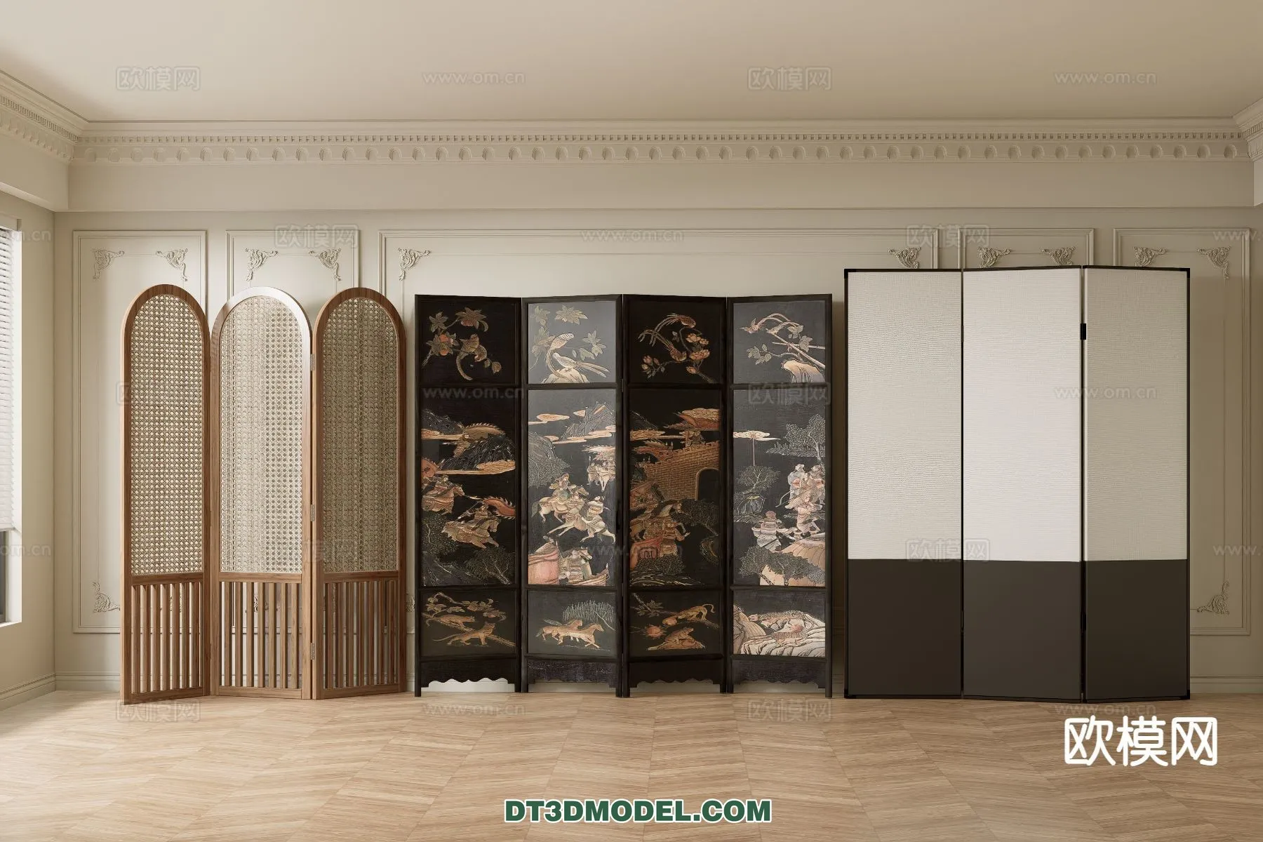 DECORATION - 3D PANEL - 3D Model For Interior Design - 973