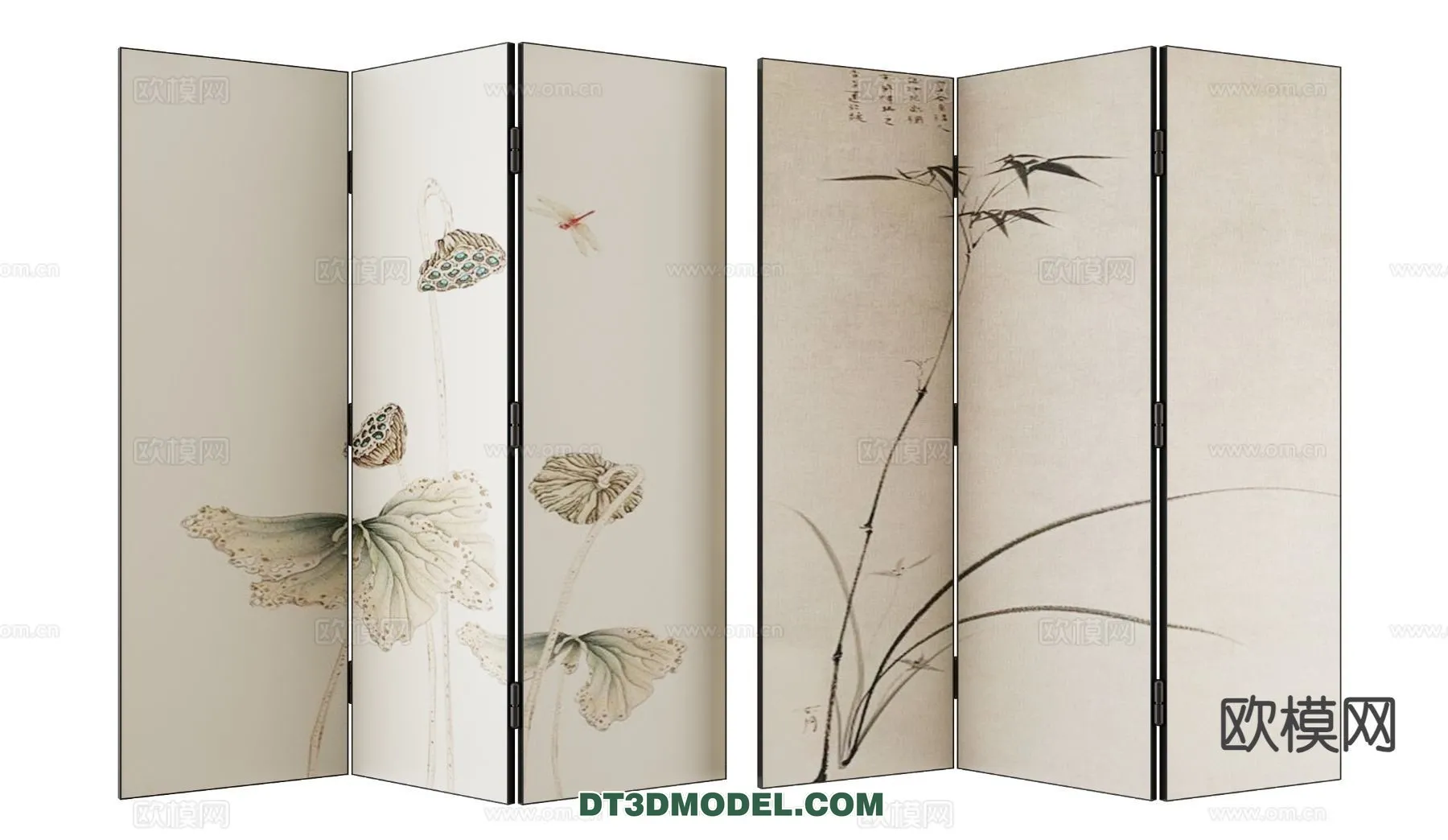 DECORATION - 3D PANEL - 3D Model For Interior Design - 975