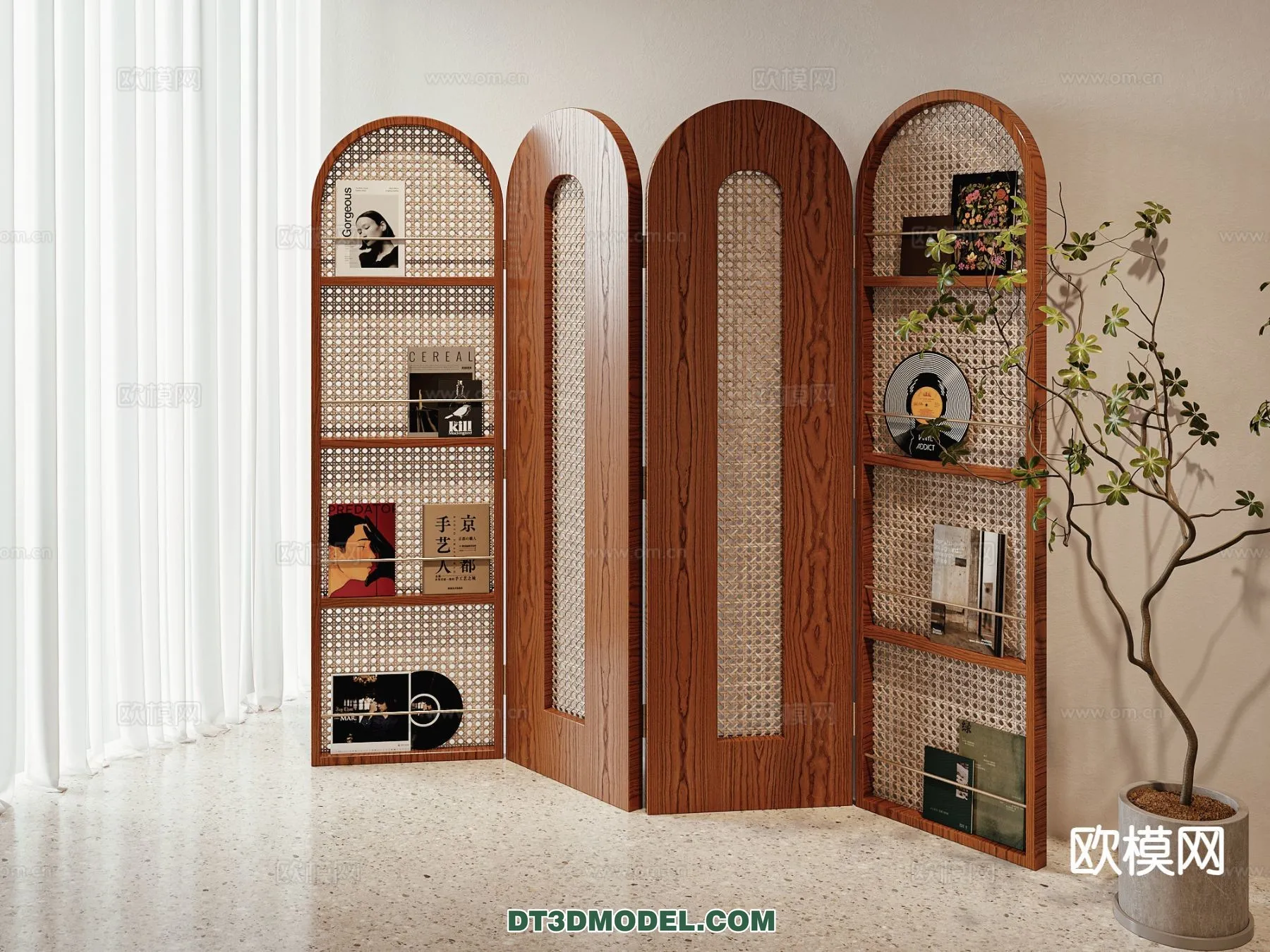 DECORATION - 3D PANEL - 3D Model For Interior Design - 980