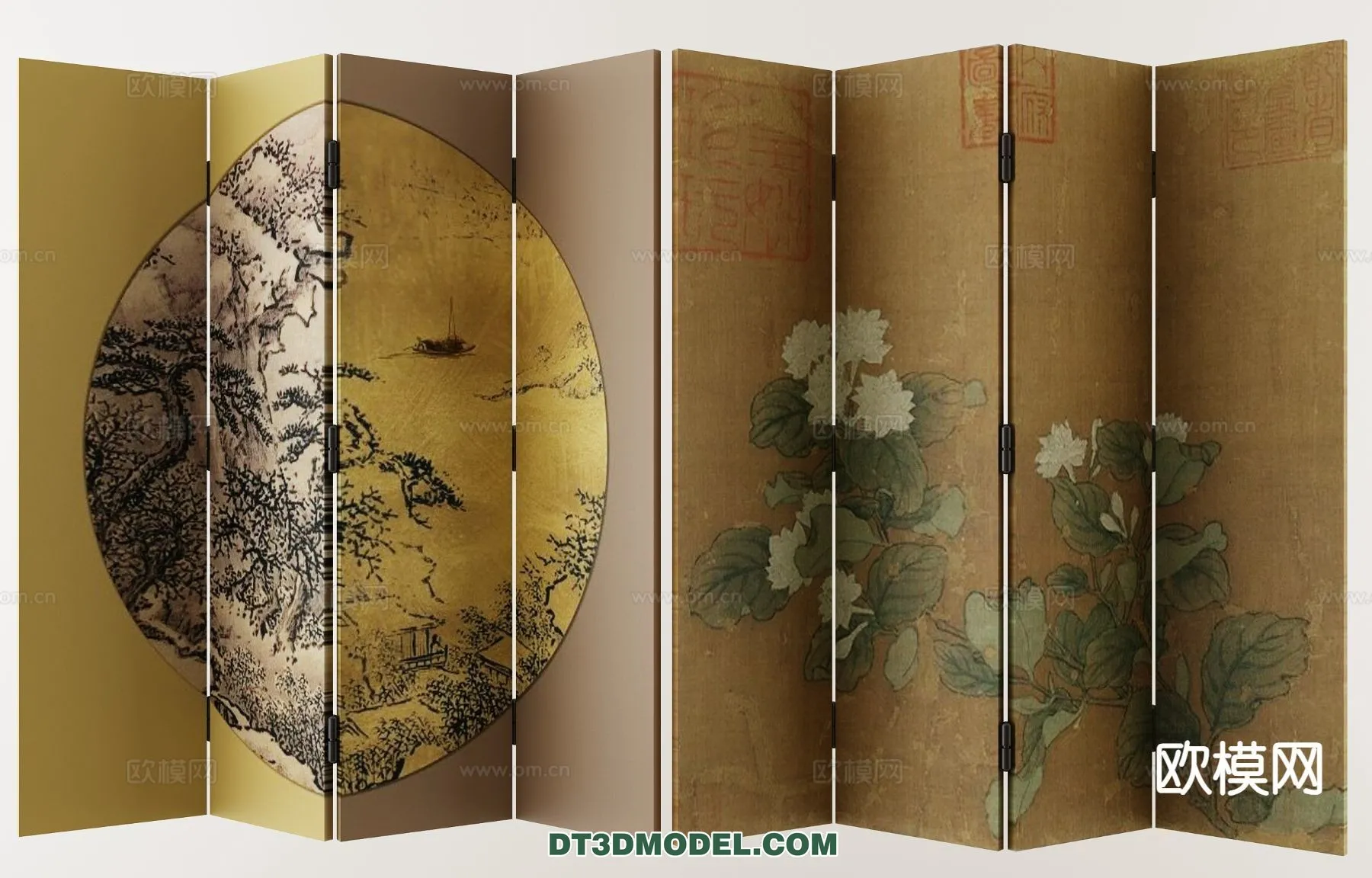 DECORATION - 3D PANEL - 3D Model For Interior Design - 983