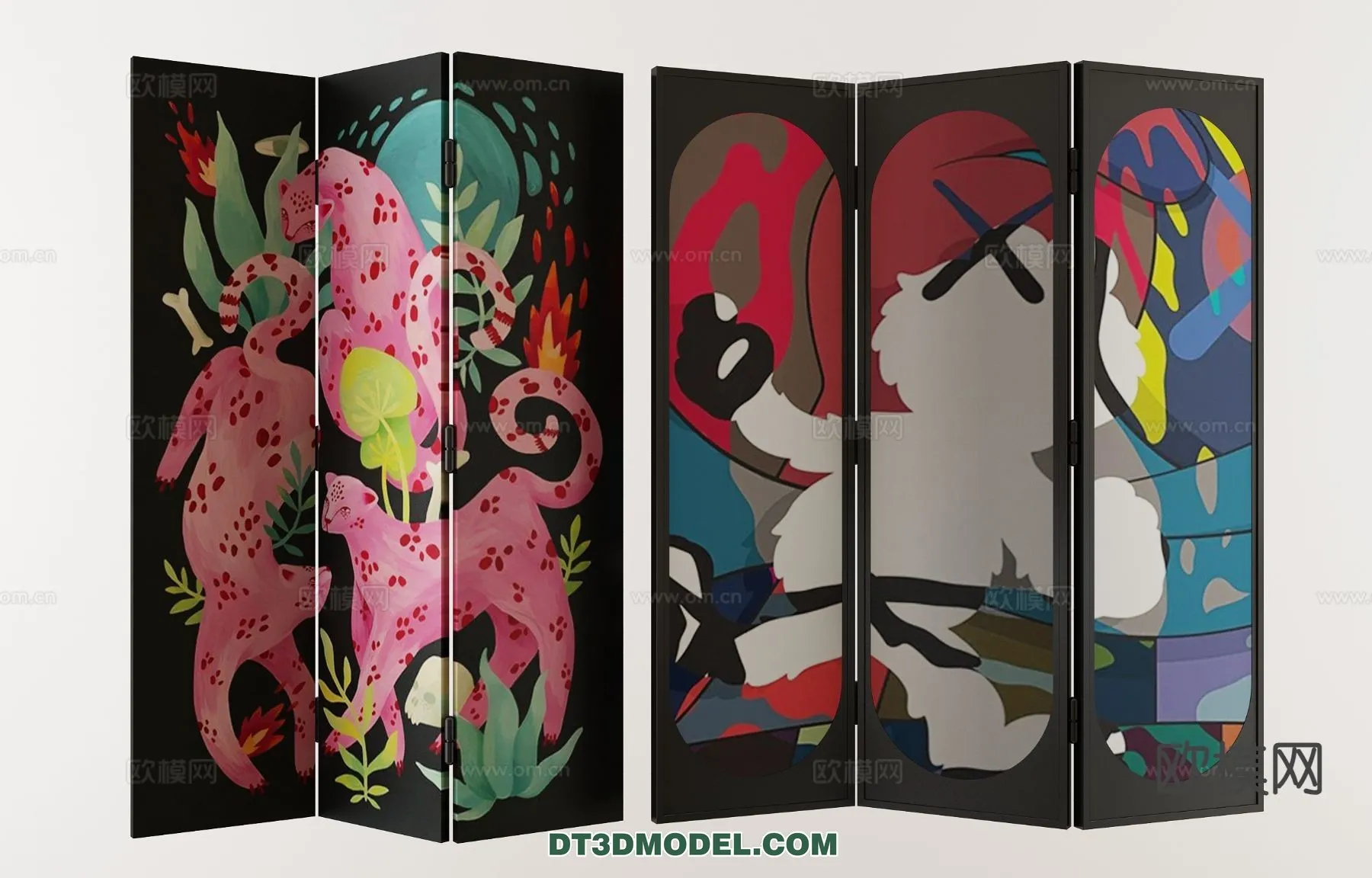 DECORATION - 3D PANEL - 3D Model For Interior Design - 984