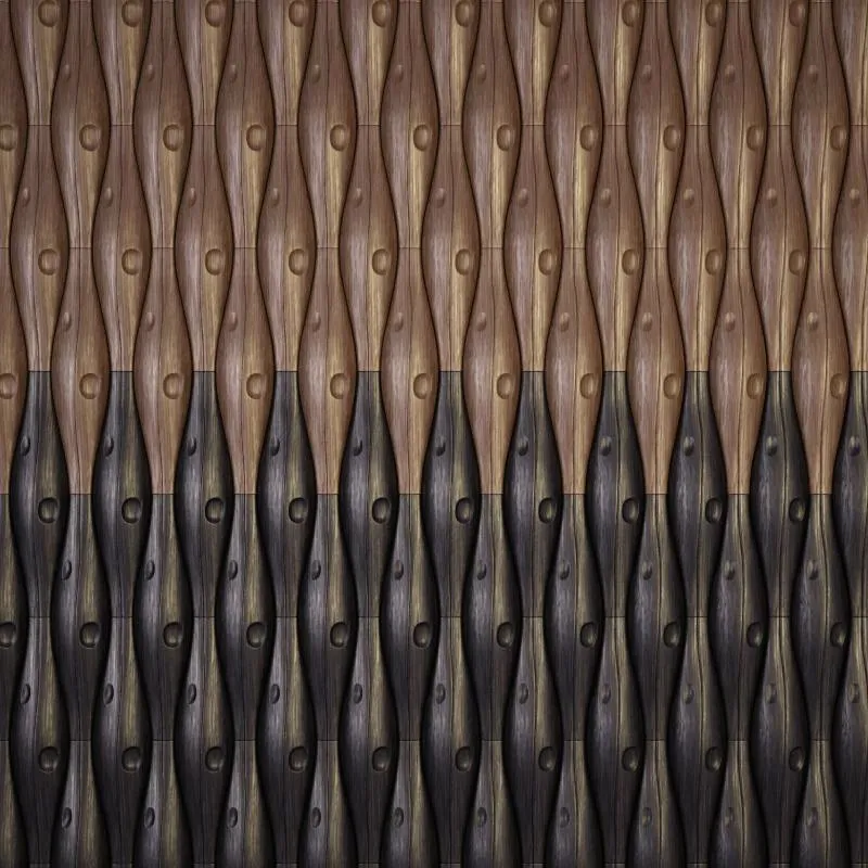 decoration - 3D panel Flow 3D Model