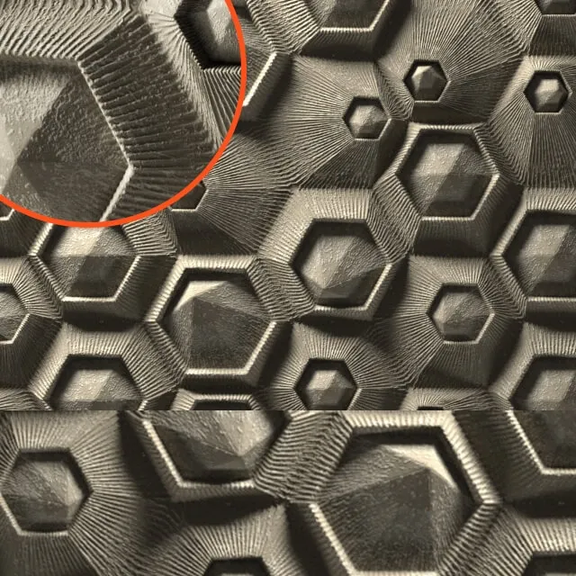 decoration - 3D panel - hxf-04 Exagon - by Elija Porter 3D Model