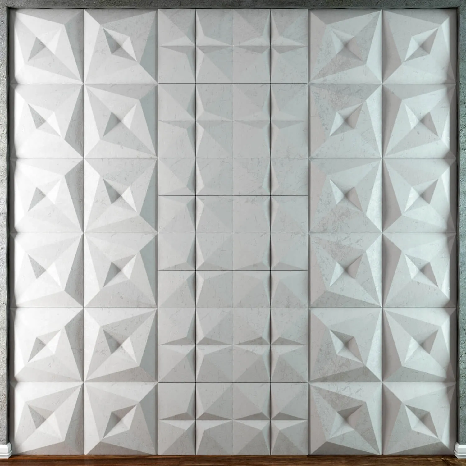 decoration - 3D panels Set 9 Subberjean 3D Model