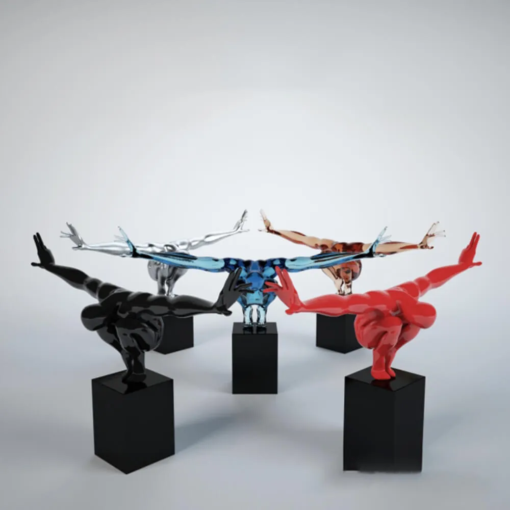 decoration - A sculpture of an athlete. Kare design 3D Model