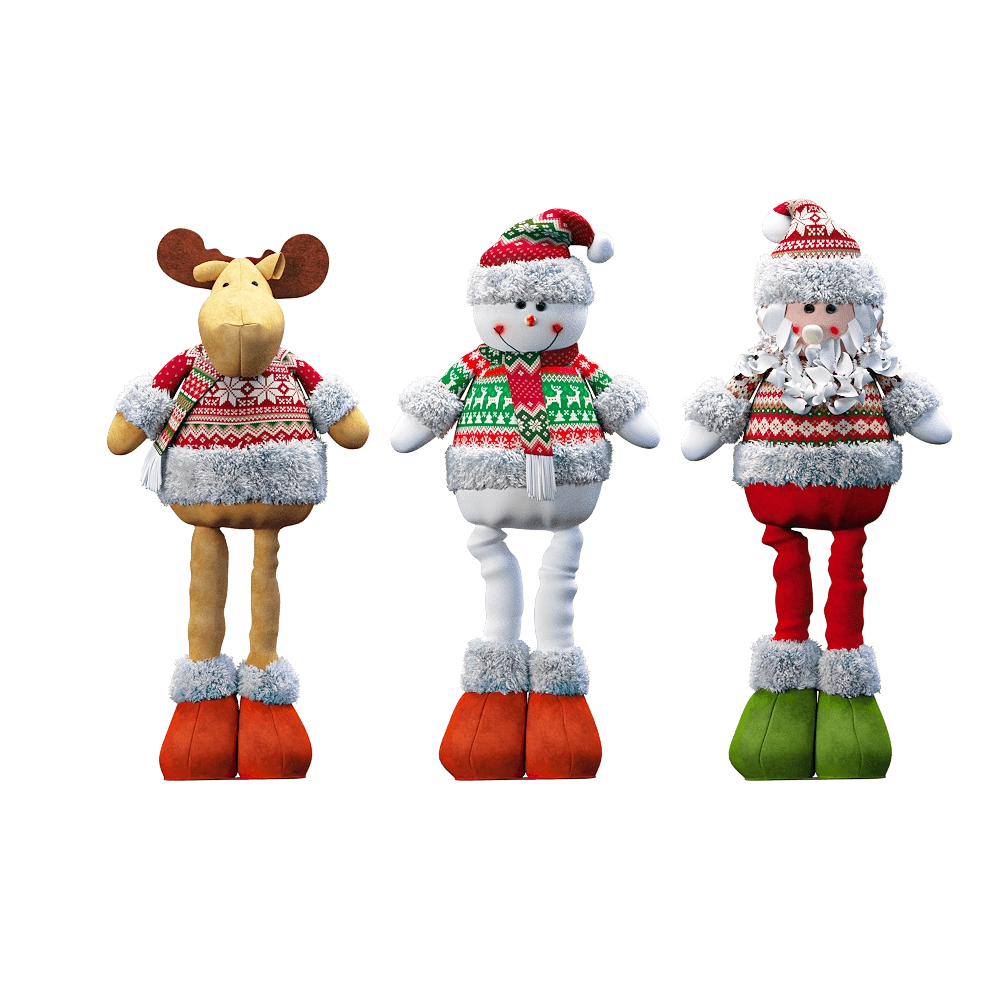decoration - A set of Christmas toys 3D Model