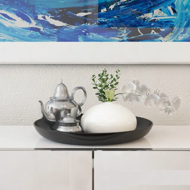 decoration - A tea set 3D Model