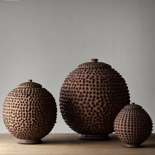 decoration - AFRICAN LOBI POT collection 3D Model