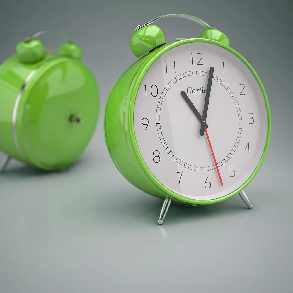 decoration - Alarm clock 01 3D Model