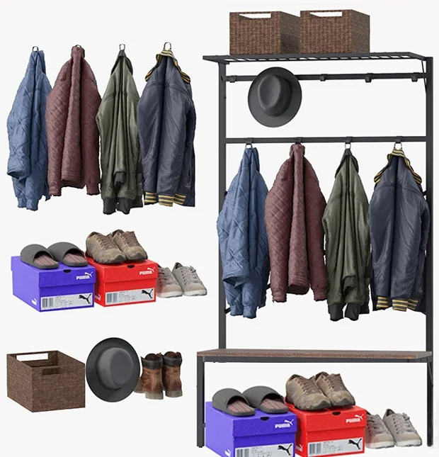 decoration - Andrew Hall Tree clothes 3D Model