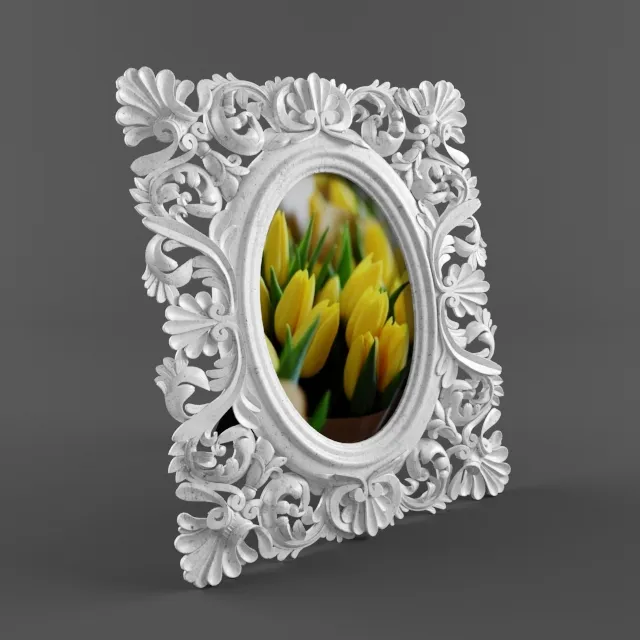 decoration - Angelica frame picture 05 3D Model