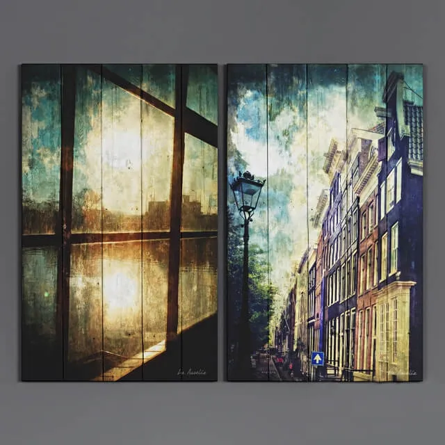 decoration - Art Panels by La Aurelia 3 3D Model