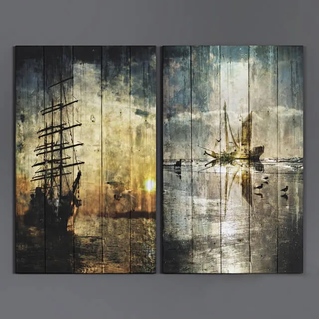 decoration - Art Panels by La Aurelia 4 3D Model