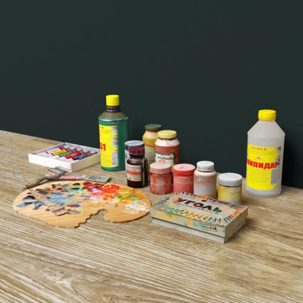 decoration - Art tools 3D Model