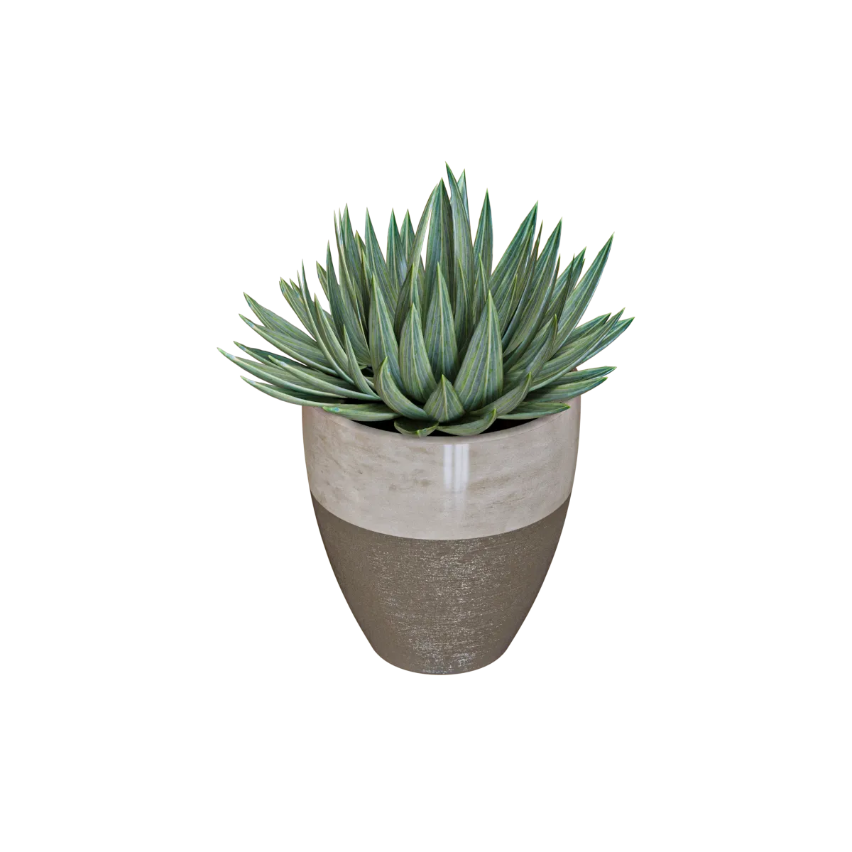 decoration - Artificial plant in a pot 3D Model
