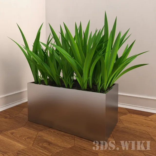decoration - Artificial potted plant 3D Model