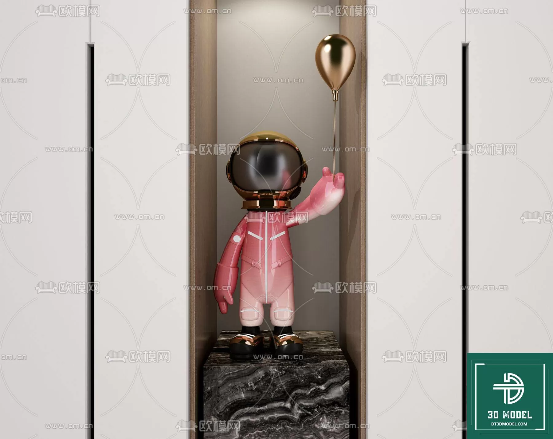 DECORATION – ASTRONAUT 3D MODELS – 001