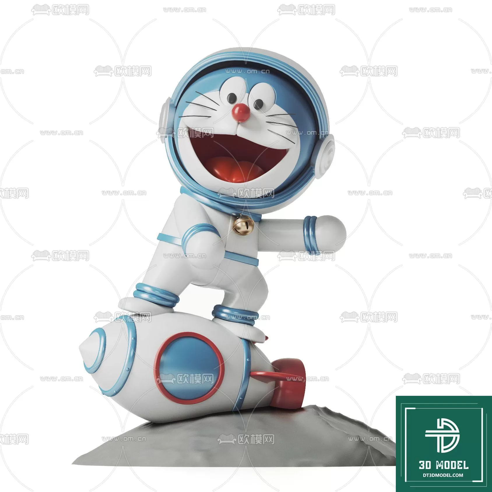 DECORATION – ASTRONAUT 3D MODELS – 035