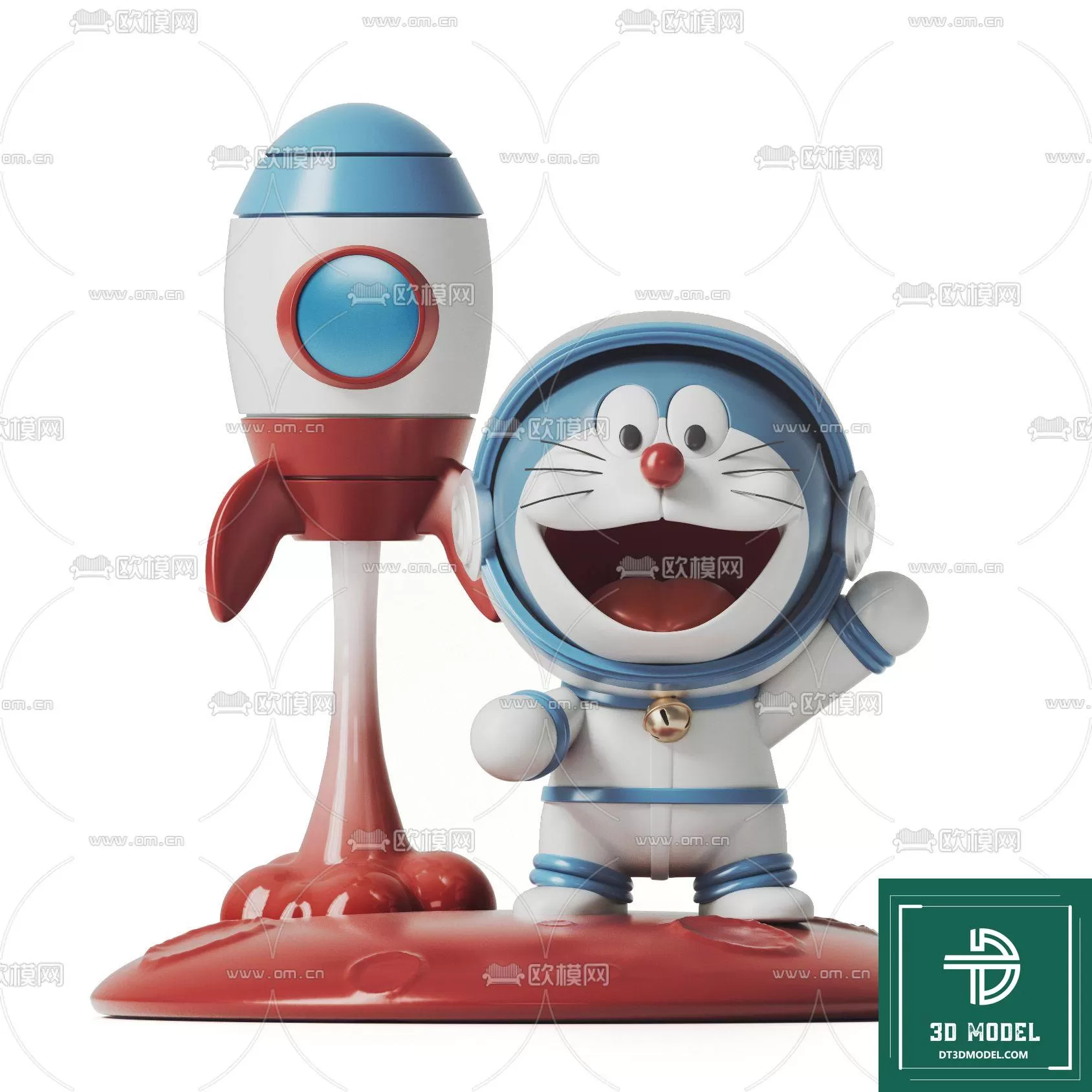 DECORATION – ASTRONAUT 3D MODELS – 038