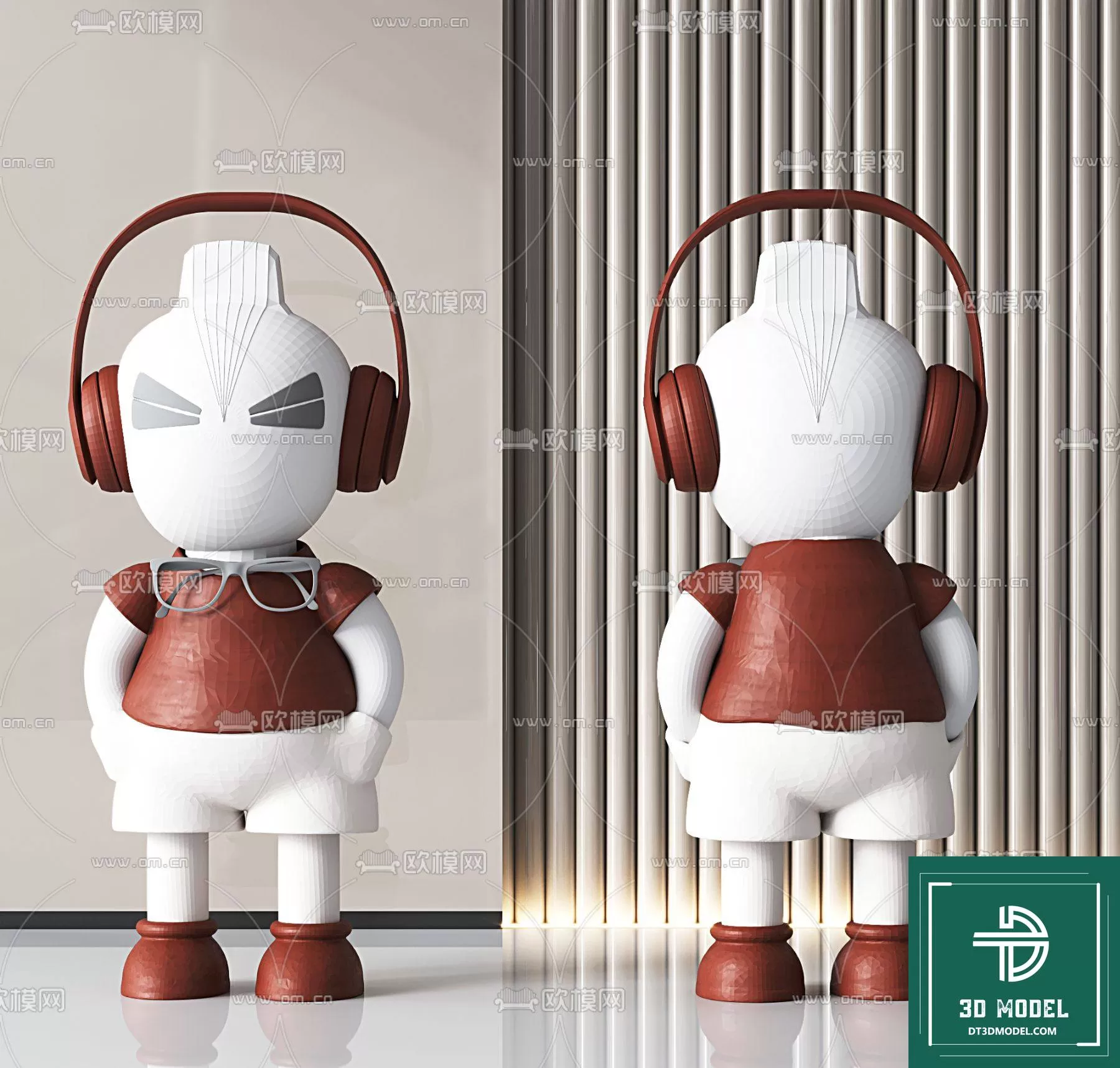 DECORATION – ASTRONAUT 3D MODELS – 063