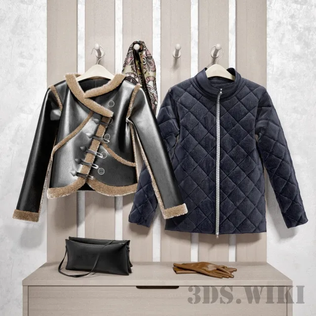 decoration - Autumn Clothes 3D Model