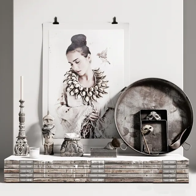 decoration - AVE Paulina Arcklin Decorative Set 3D Model