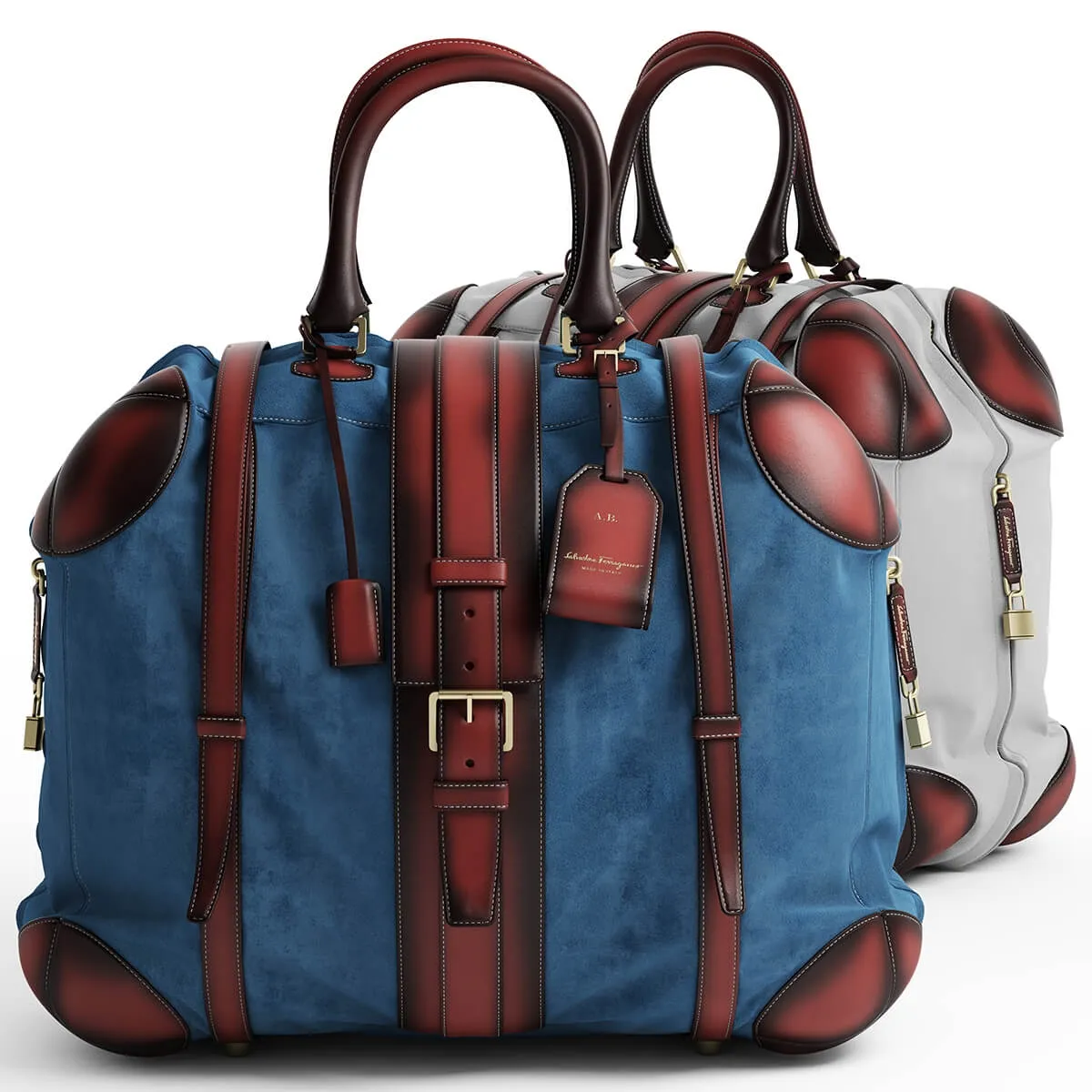 decoration - Bags salvatore ferragamo 3D Model