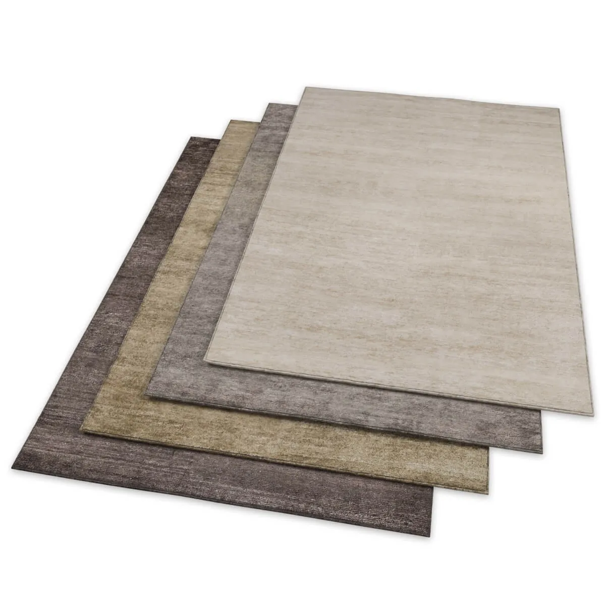 decoration - Bamboo rugs set 3D Model