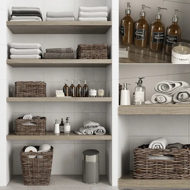 decoration - Bathroom Decor 3D Model