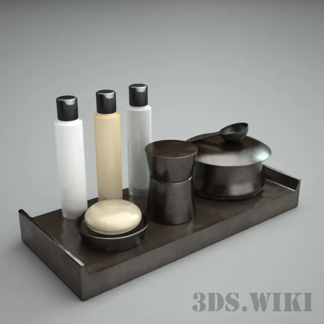 decoration - Bathroom decorative set 3D Model