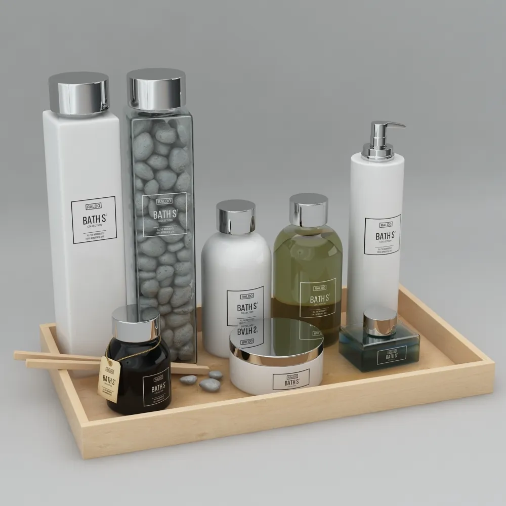 decoration - Bathroom set 13 3D Model