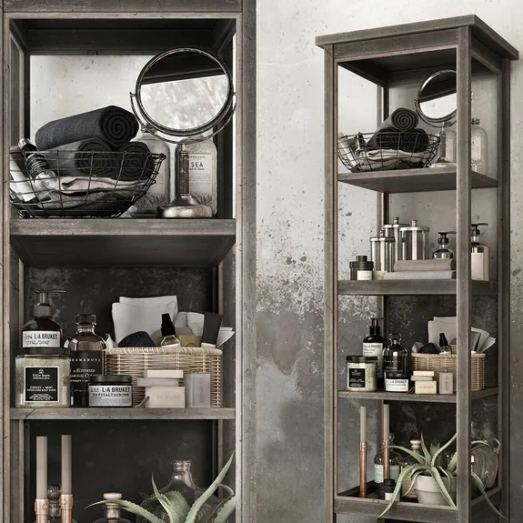 decoration - Bathroom set decor 3D Model