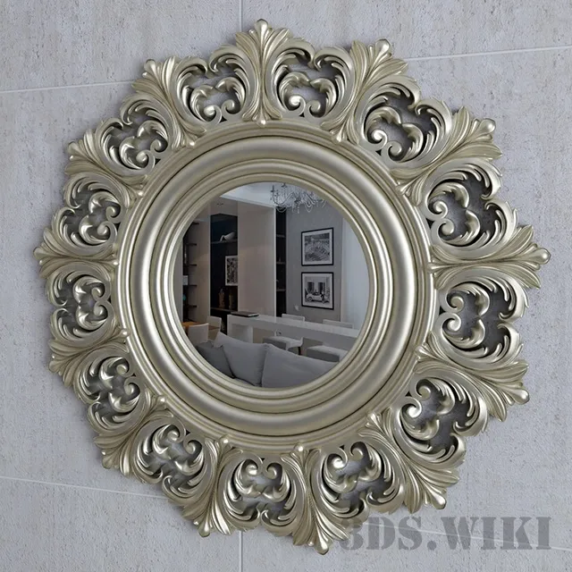 decoration - Bathroom wall mirror 3D Model