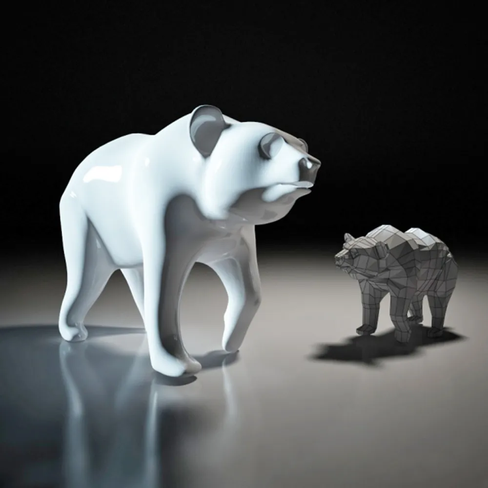 decoration - Bear figure 3D Model
