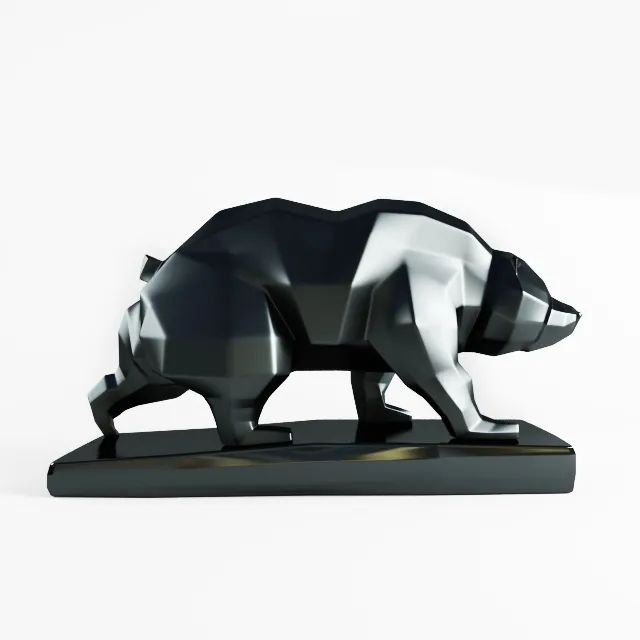 decoration - Bear sculpture 3D Model