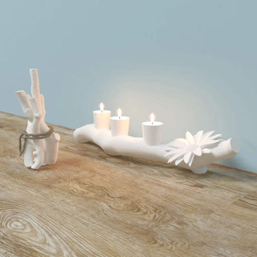 decoration - Beautiful candlestick 3D Model