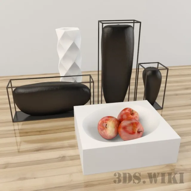 decoration - Beautiful decorative set 3D Model