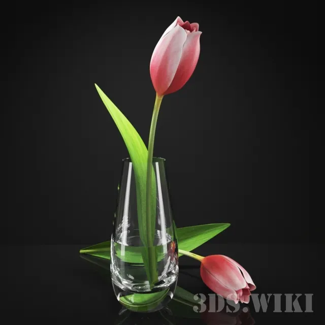 decoration - Beautiful flowers for decoration 3D Model
