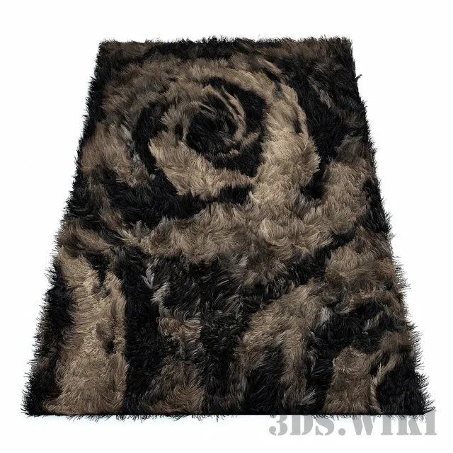 decoration - Beautiful modern soft carpet 3D Model