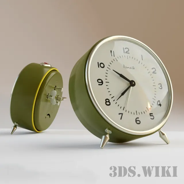 decoration - Beautiful table clock Vityaz 3D Model