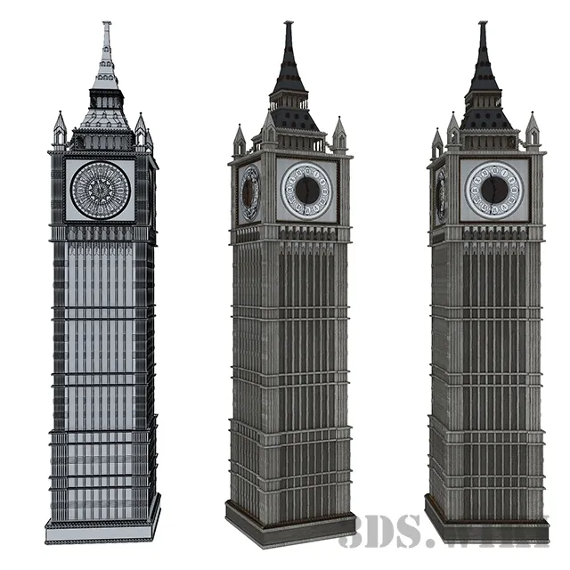 decoration - Big Ben 3D Model