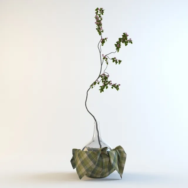 decoration - Blossoming a branch 3D Model