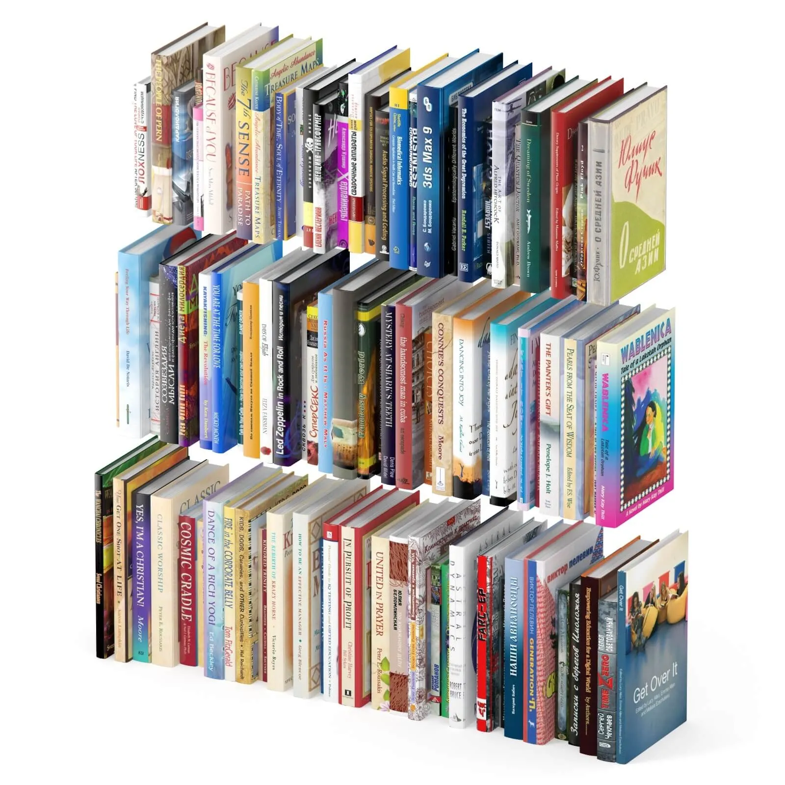 decoration - Books 100pcs 3D Model