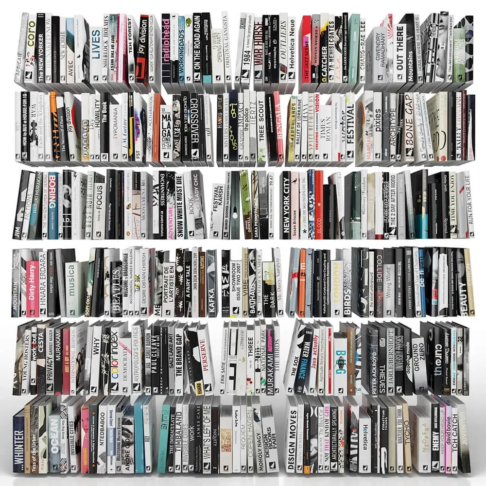 decoration - Books (150 items) Part 2 3D Model