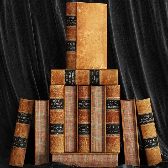 decoration - Books #4 3D Model