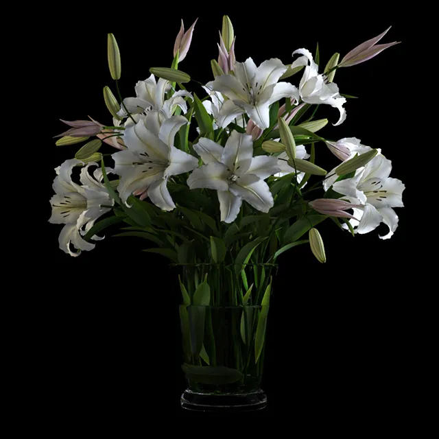 decoration - Bouquet of flowers 74 3D Model